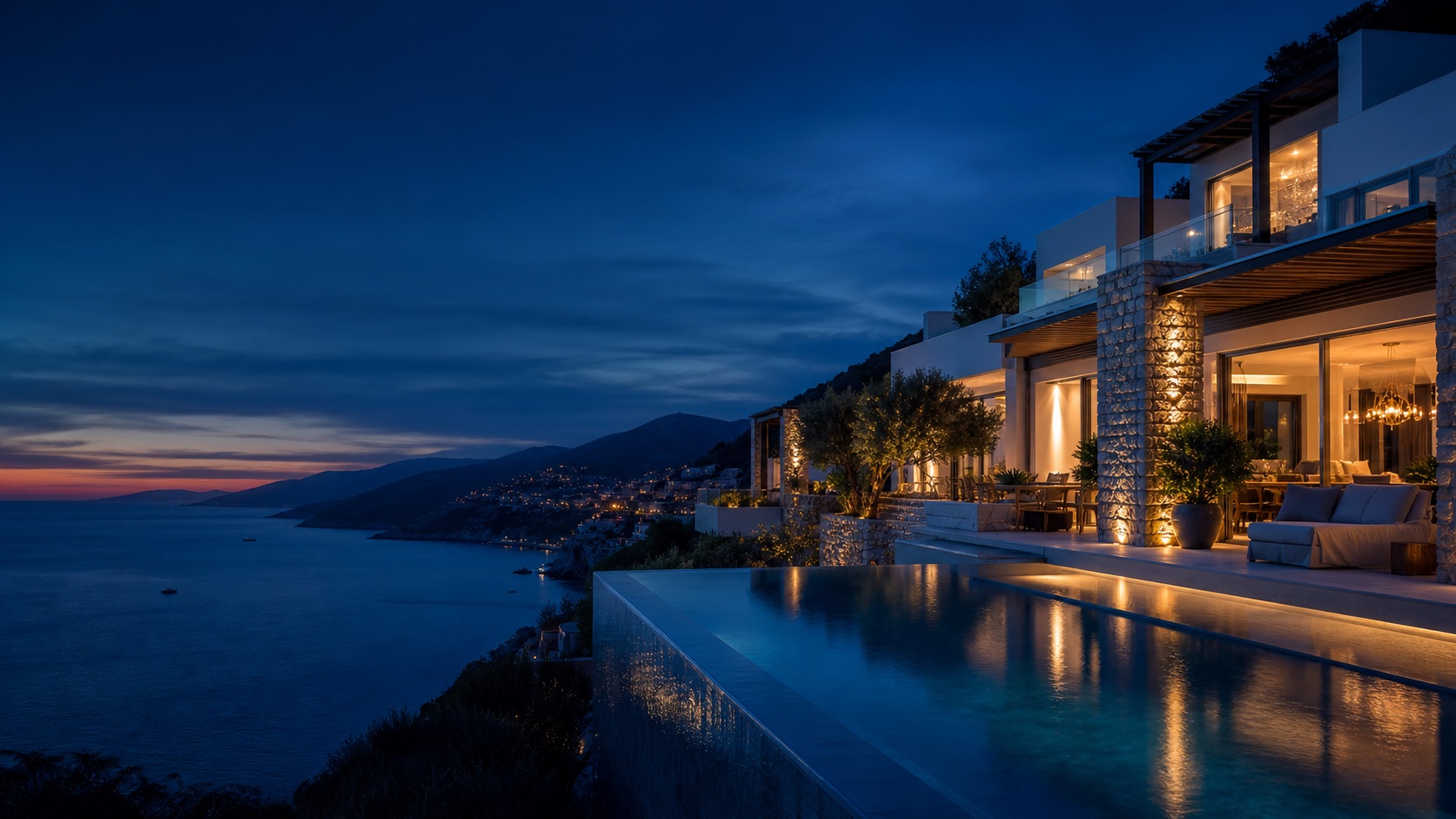 Outdoor accommodation landscape