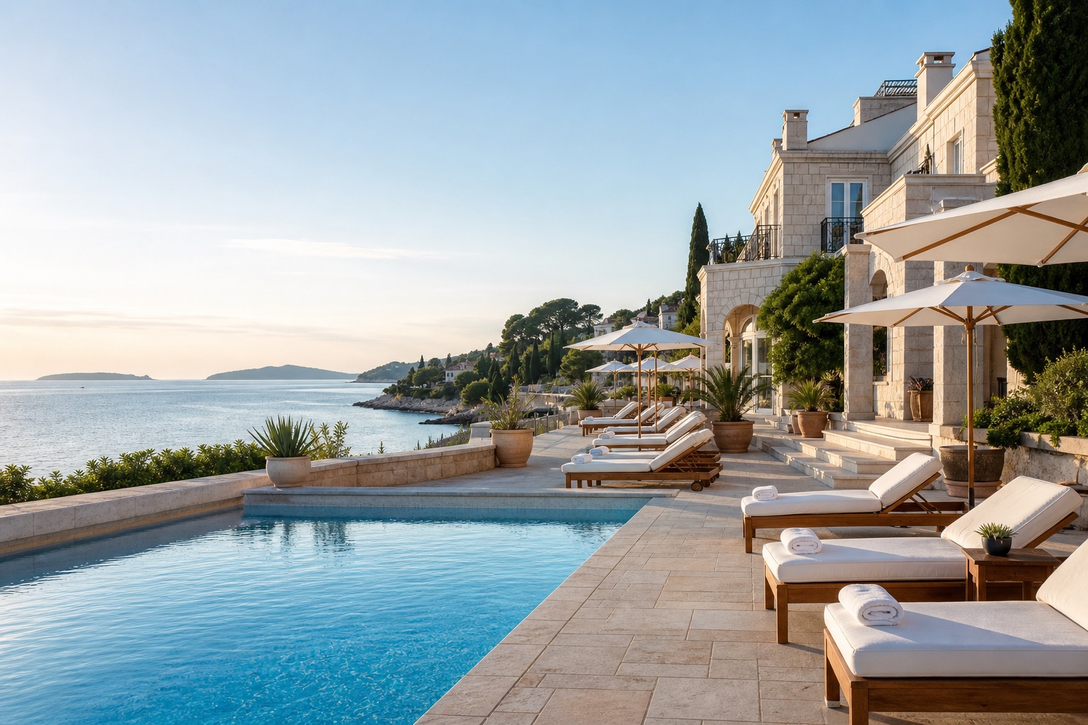 Outdoor hospitality landscape concept